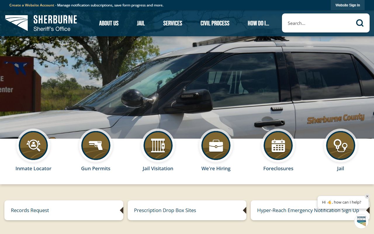 Sherburne County arrest records and court charges Sheriff's Office homepage