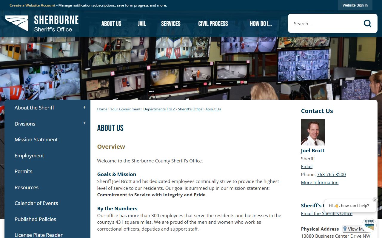 Sherburne County arrest records Sheriff's Office contact information